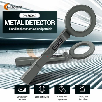 DM3004A Palmare Metal Detector Estremamente Sensibili Scanner Strumento Finder con sound & Light di Allarme del metal detector di 9V di Alimentazione