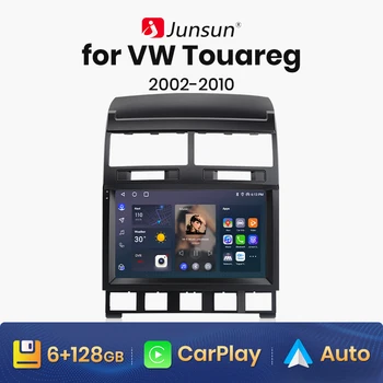 Junsun V1 AI Vocale Wireless CarPlay Android Auto Radio per VW Volkswagen Touareg 2002-2010 4G Multimediali per Auto GPS 2din autoradio