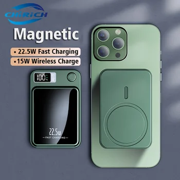 Portatile 10000mAh Magnetico della Banca di Potere Per Magsafe Wireless Powerbank 5000mah Batteria Esterna Caricabatterie Rapido per iPhone Xiaomi